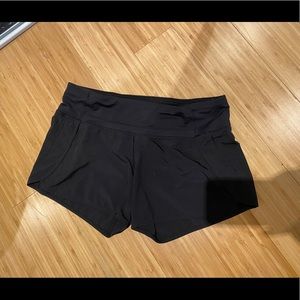 Black lululemon shorts